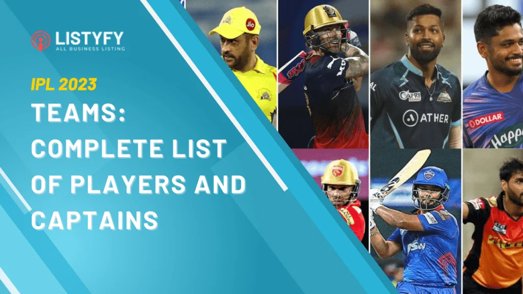IPL 2023 Teams