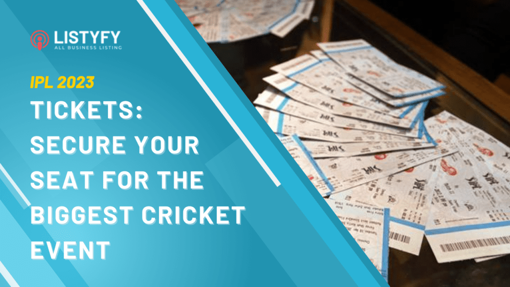 IPL 2023 Tickets